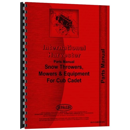 New 1980s Parts Manual For Farmall Fits Cub Cadet Mowers Tillers Snowblowers